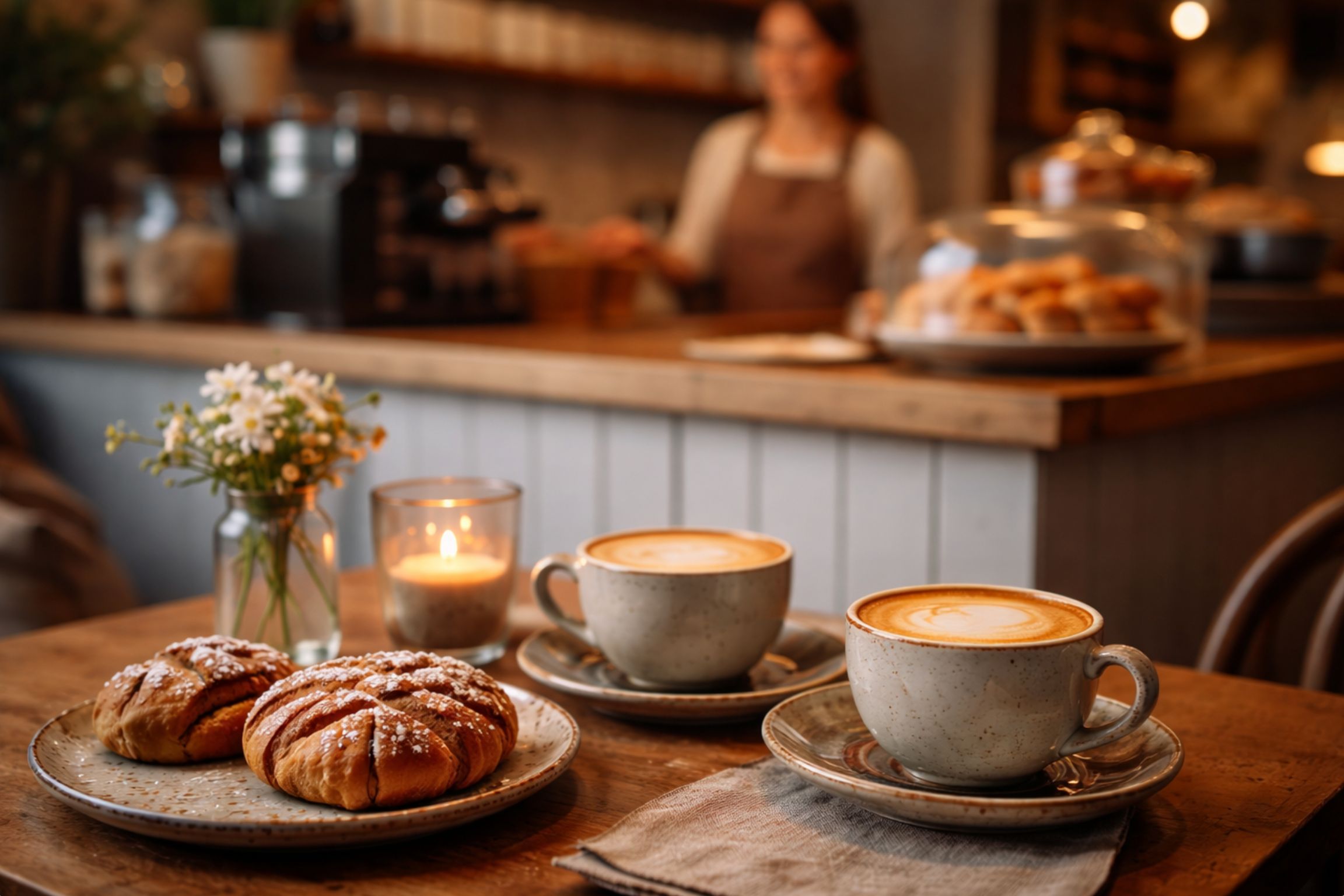 Vinterkos og kaffe hos Marta's Café
